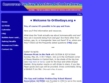 Tablet Screenshot of orthogays.org